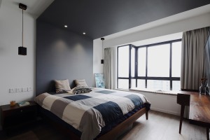 重庆生活家装饰 | 120m2北欧工业混搭风格设计案例 卧室