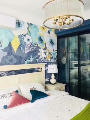 重庆生活家装饰  | 金湖湾简美风格装修设计案例 卧室