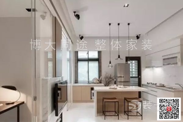 129平米现代三居室厨房图