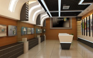 現代風格商鋪裝修效果圖小展廳 大廳3