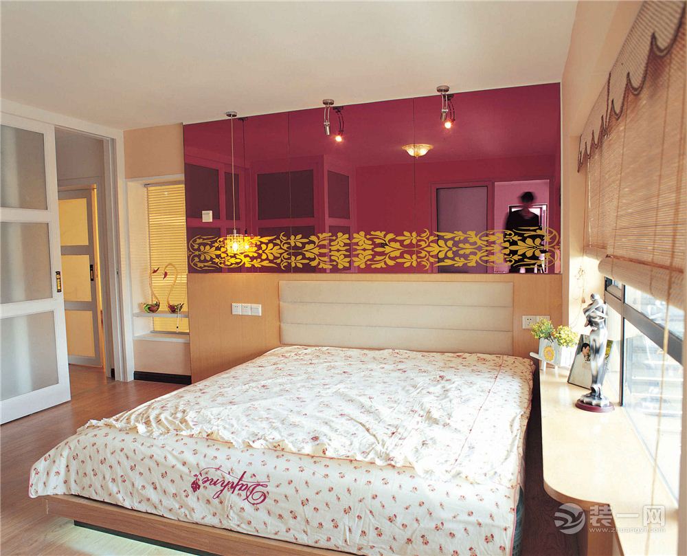 广州合一国际87平米复式现代风格卧室实景图