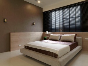 广州万科幸福誉78平米三居室现代简约风格卧室