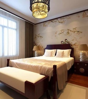 西安宅速美装饰中式风格装修案例 卧室