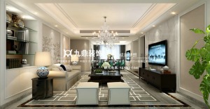 福州阳光凡尔赛宫118平米三居室简欧风格案例图