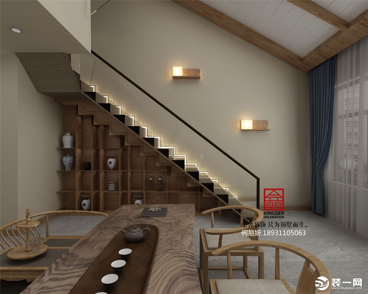 简约小户型跃层家居客厅楼梯设计_装修图片-保障网装修效果图