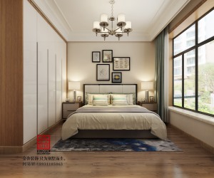 【东南智汇城】126㎡效果图现代简约三室两厅卧室