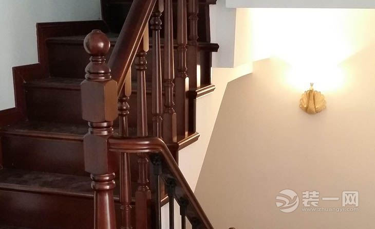 西安现代简约别墅装修效果图 楼梯