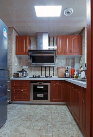 南昌天使水榭湾140平米三居室美式风格厨房