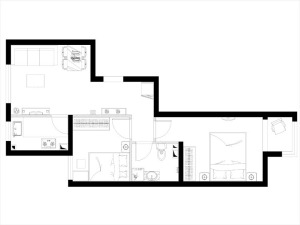 南昌五福玲珑居165平米三居室新中式风格