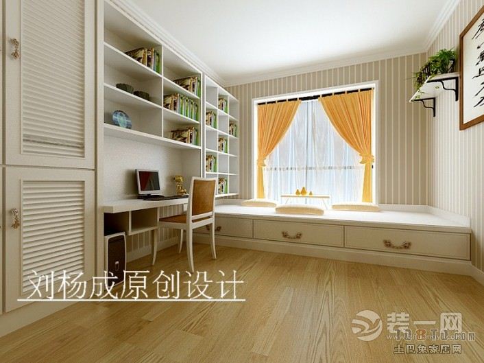 南昌九龙湖花园114平米三居室现代风格榻榻米