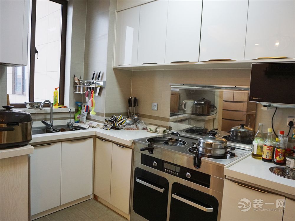 聚鑫大厦 110平 三居室 造价10万 混搭风格厨房