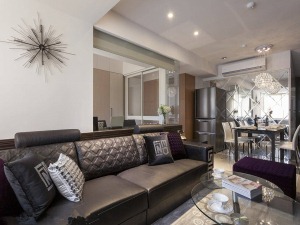 新浪装修-59平 造价7万一居室 欧式风格 客厅