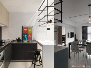 新浪装修-83平 三居室 造价 9万 现代 厨房