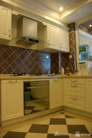 郑州亚星盛世云水居178平欧式风格大平层厨房橱柜