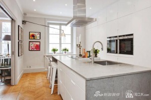 郑州亚新美好城邦三居室127平混搭风格厨房