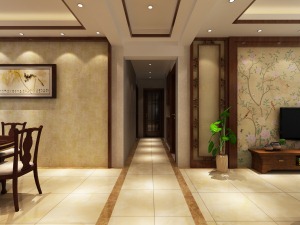 中式风格三居室装修设计
