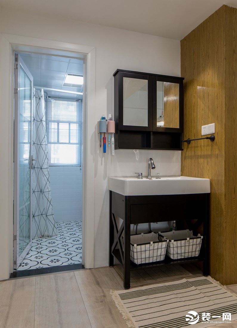 林溪康城现代110平现代风格三居室--卫生间