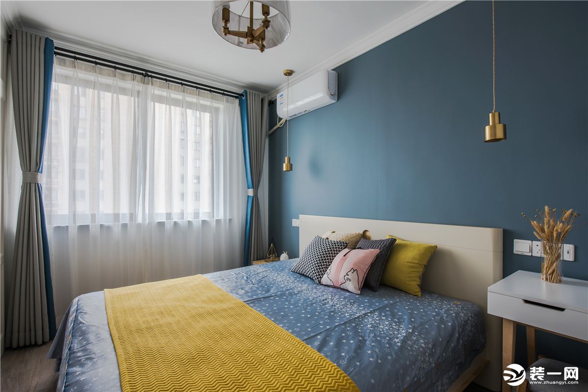 蓝润ISC90平北欧风格二居室--卧室