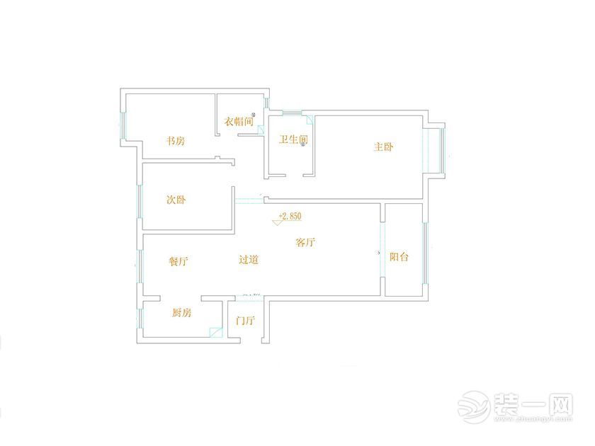 唐山恒茂國(guó)際都會(huì)138平米歐式風(fēng)格裝修案例分享