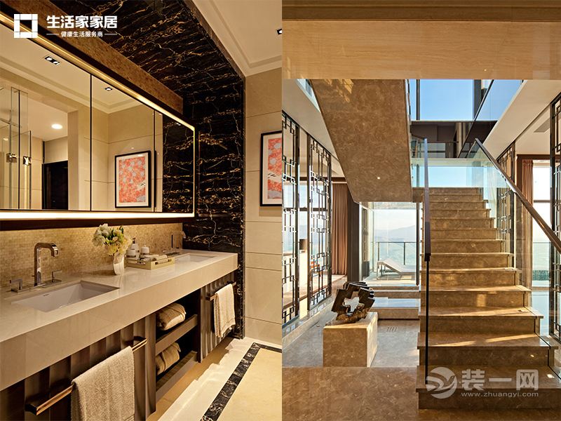 上海静安南洋家园145平米大户型欧式风格楼梯