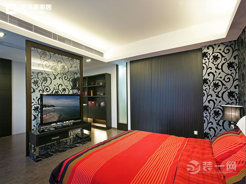 上海达安锦园140平米大户型现代简约风卧室