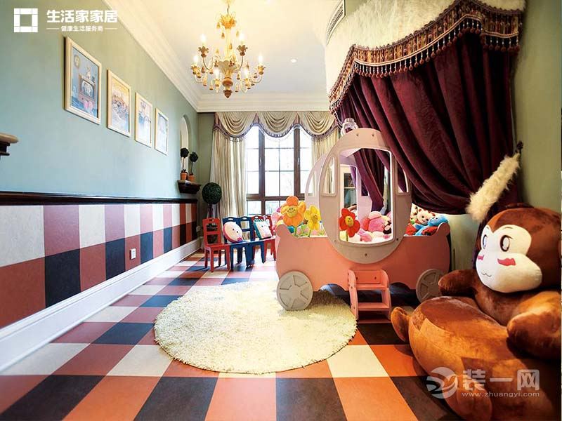 上海东外滩17公馆172平米大户型美式风格卧室
