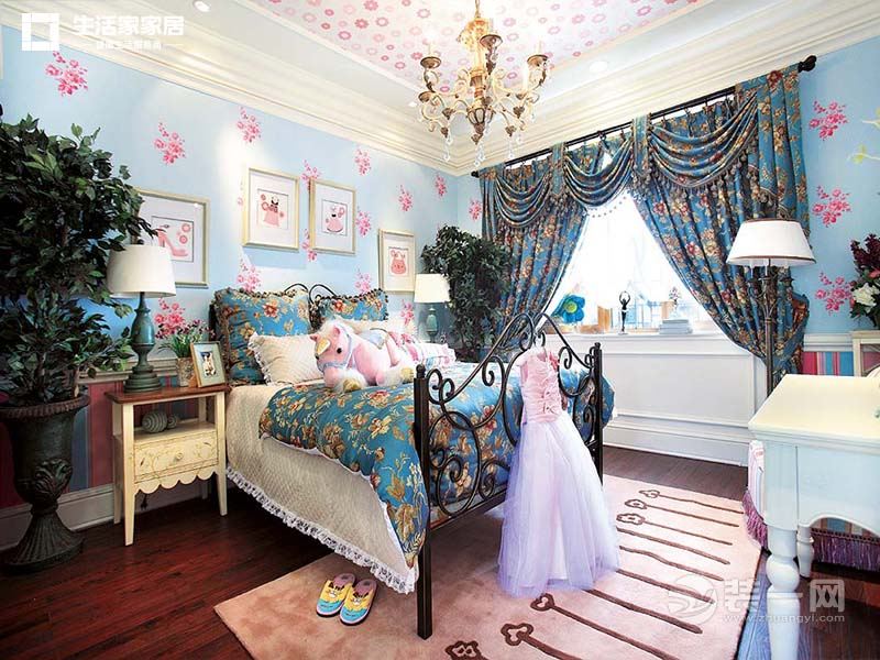 上海东外滩17公馆172平米大户型美式风格卧室