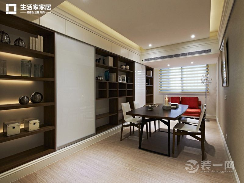 上海兆丰嘉园158平米三居室现代风格书房