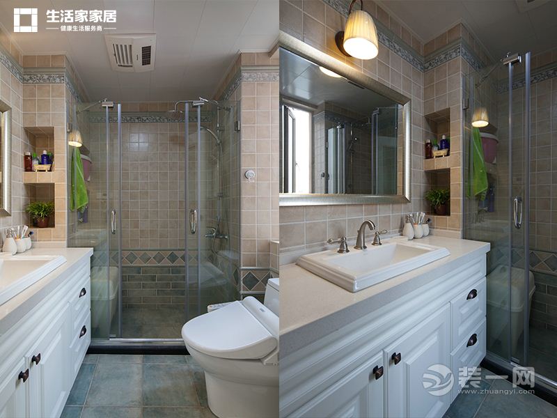 上海和丰苑115平米两居室简约风格卫生间