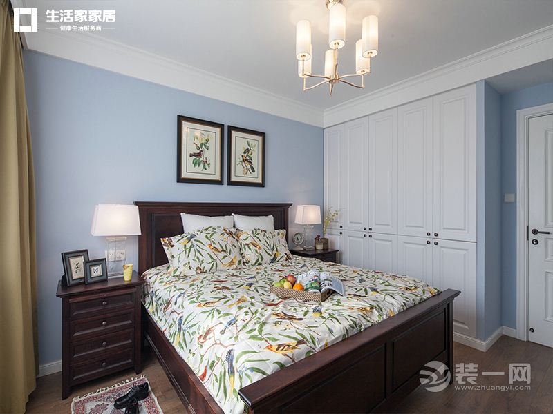 上海和丰苑115平米两居室简约风格主卧室