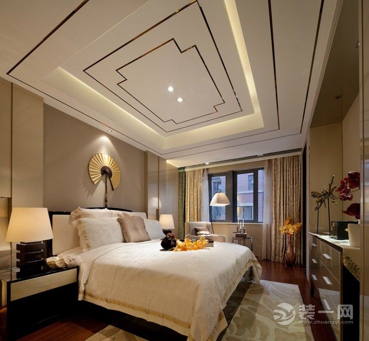 上海春峰苑192平米别墅中式风格卧室