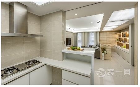 上海仁德苑138平米四居室现代风格厨房
