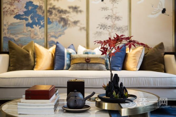 上海绿地香溢180平米别墅新古典风格客厅