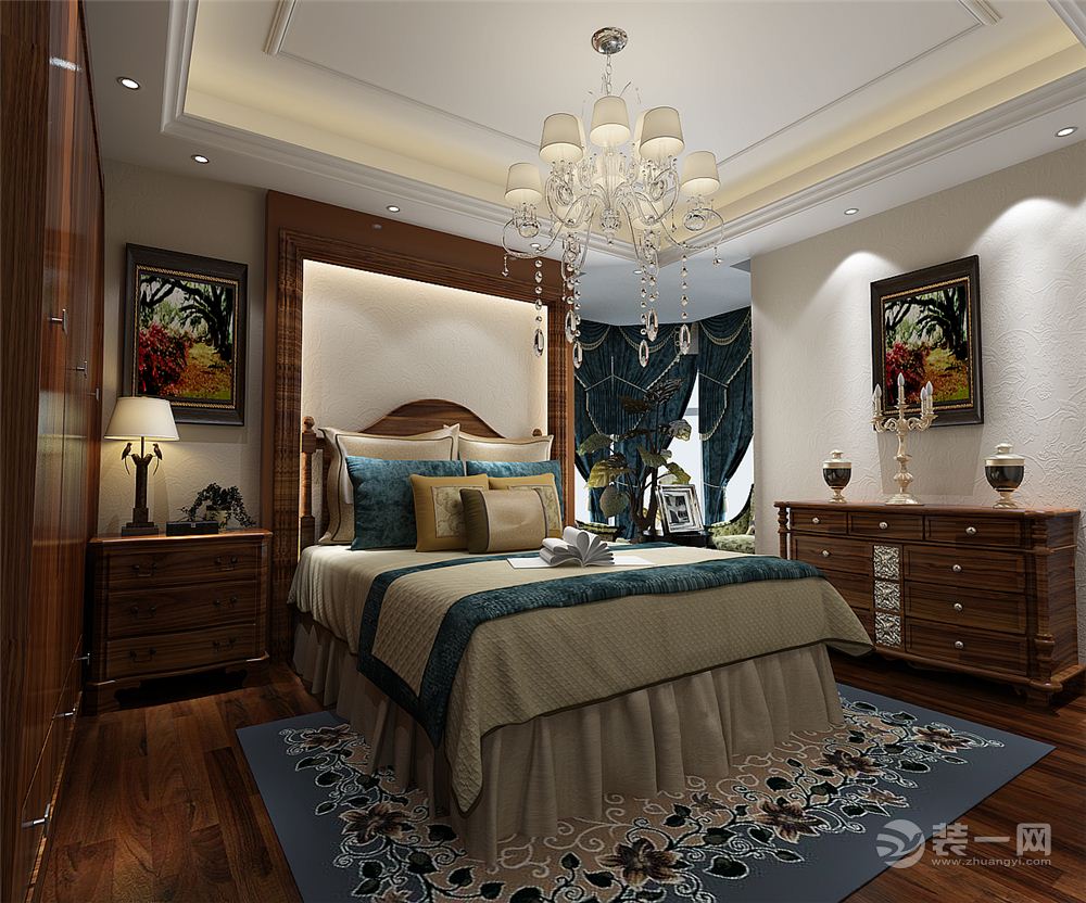上海紫藤居392平米别墅新古典风格--卧室2