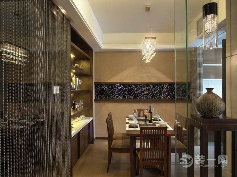 上海阳明国际花苑133平米三居室简约风格餐厅