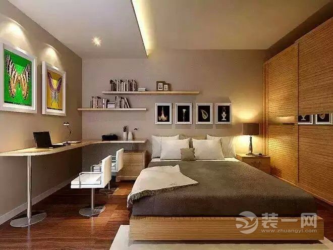 上海金淙苑118平米三居室现代风格卧室