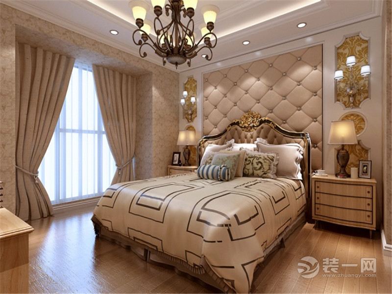 上海鑫康苑150平米四居室现代简约风格卧室