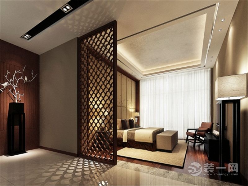 上海一品漫城306平米别墅中式风格卧室