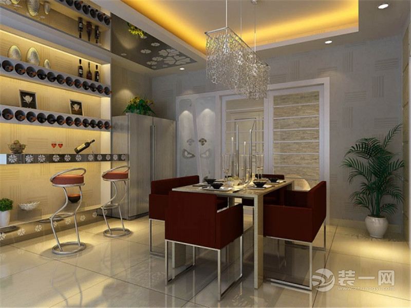 上海新华嘉利公寓128平米三居室简约风格餐厅