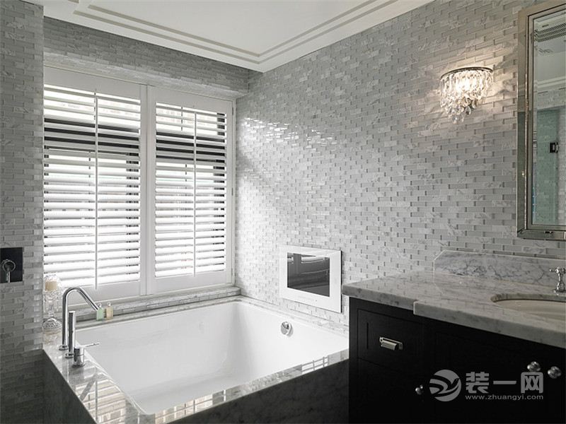 上海西郊华庭180平米别墅新古典风格浴室