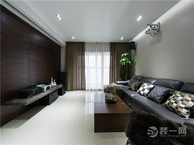上海兆丰嘉园158平米大平层简约风格客厅