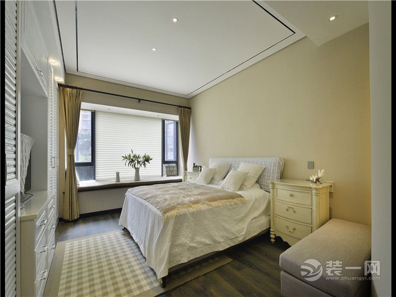 上海阳光公寓136平米四居室简约风格卧室