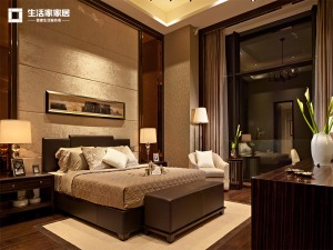 上海静安南洋家园145平米大户型欧式风格卧室