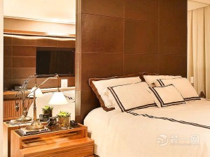 上海融創歐麓花園城100平米現代簡約風臥室