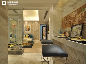 上海綠福公寓97平米兩居室歐式風格玄關