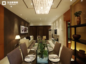上海阳光名邸105平米三居室现代风格餐厅
