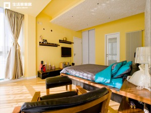 上海青之杰花园130平米三居室简约风格客厅