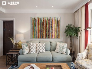 上海和丰苑115平米两居室简约风格案例图