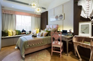 上海绿地香溢180平米别墅新古典风格卧室