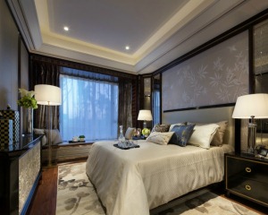 上海绿地香颂200平米别墅新古典风格卧室